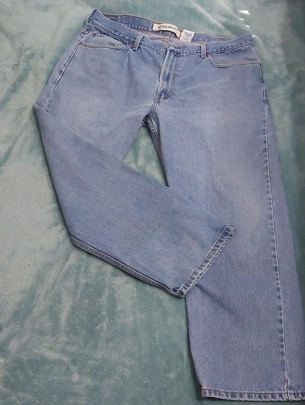 Vintage 1980's Levis 505 Jeans Mens W40 L30 Straight Leg Denim - Picture 4 of 5
